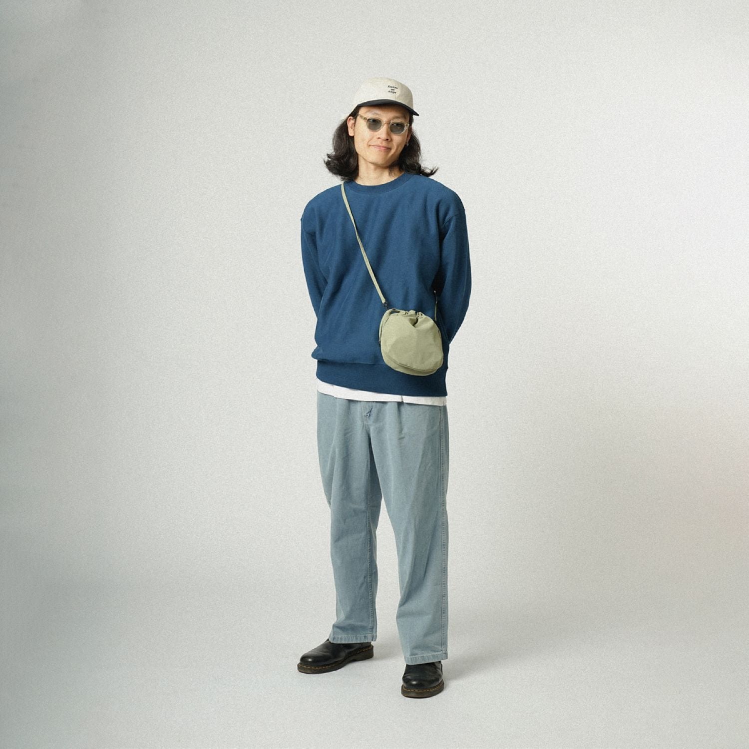 Hellolulu Nolly 2 Way Oval Sling M (Fog Green)