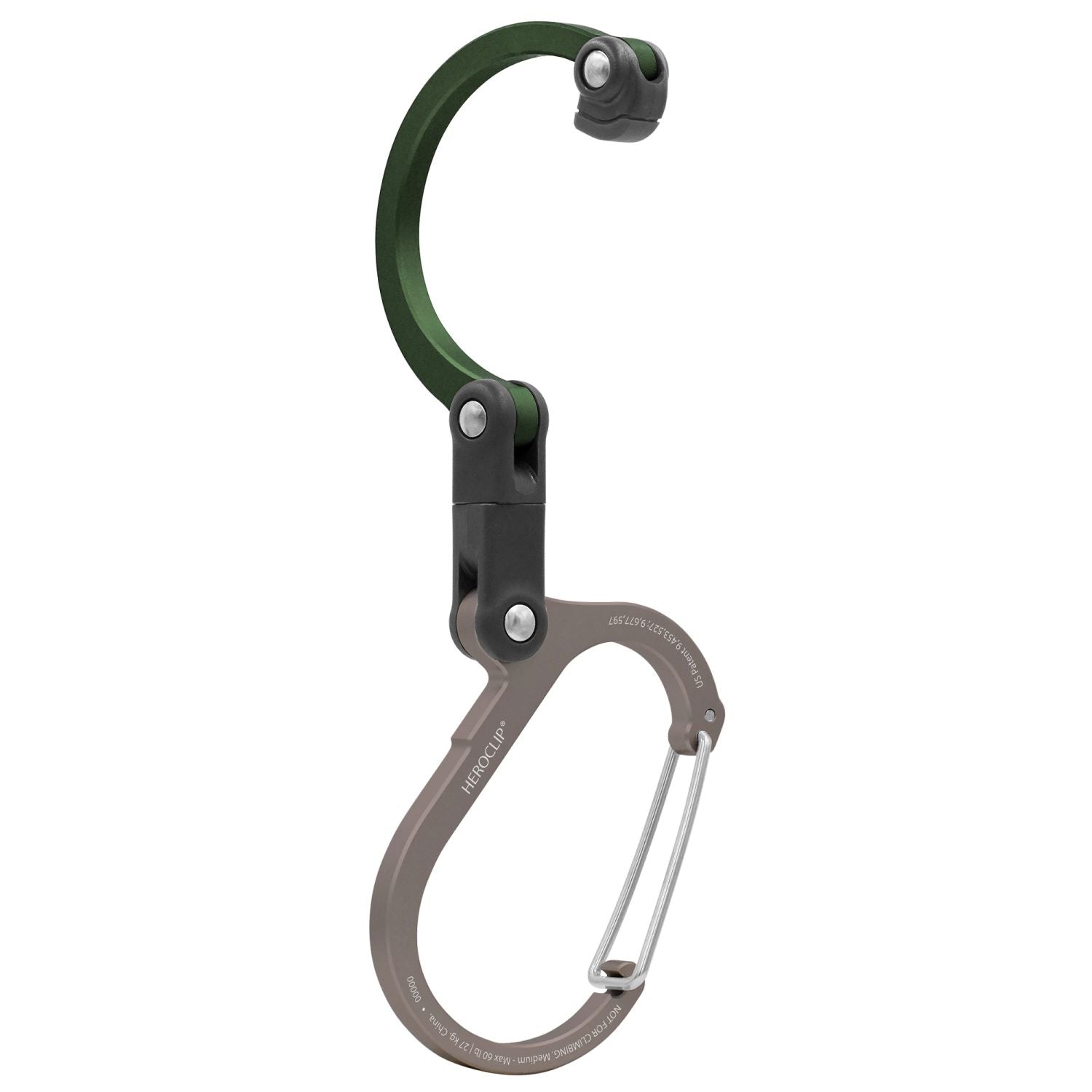 Heroclip Carabiner Medium - Forest Green