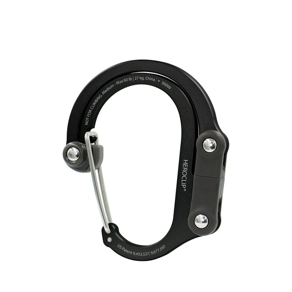 Heroclip Carabiner Medium - Stealth Black