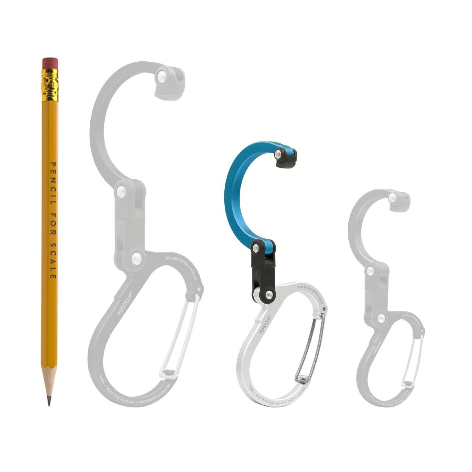 Heroclip Carabiner Small - Blue Steel