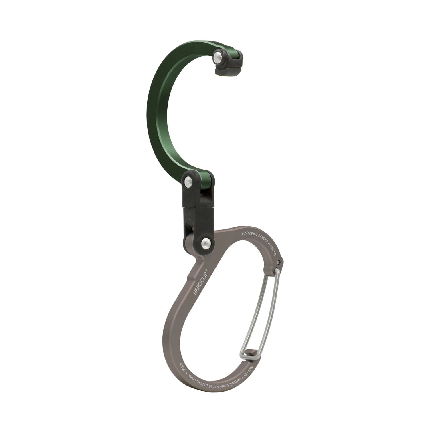 Heroclip Carabiner Small - Forest Green