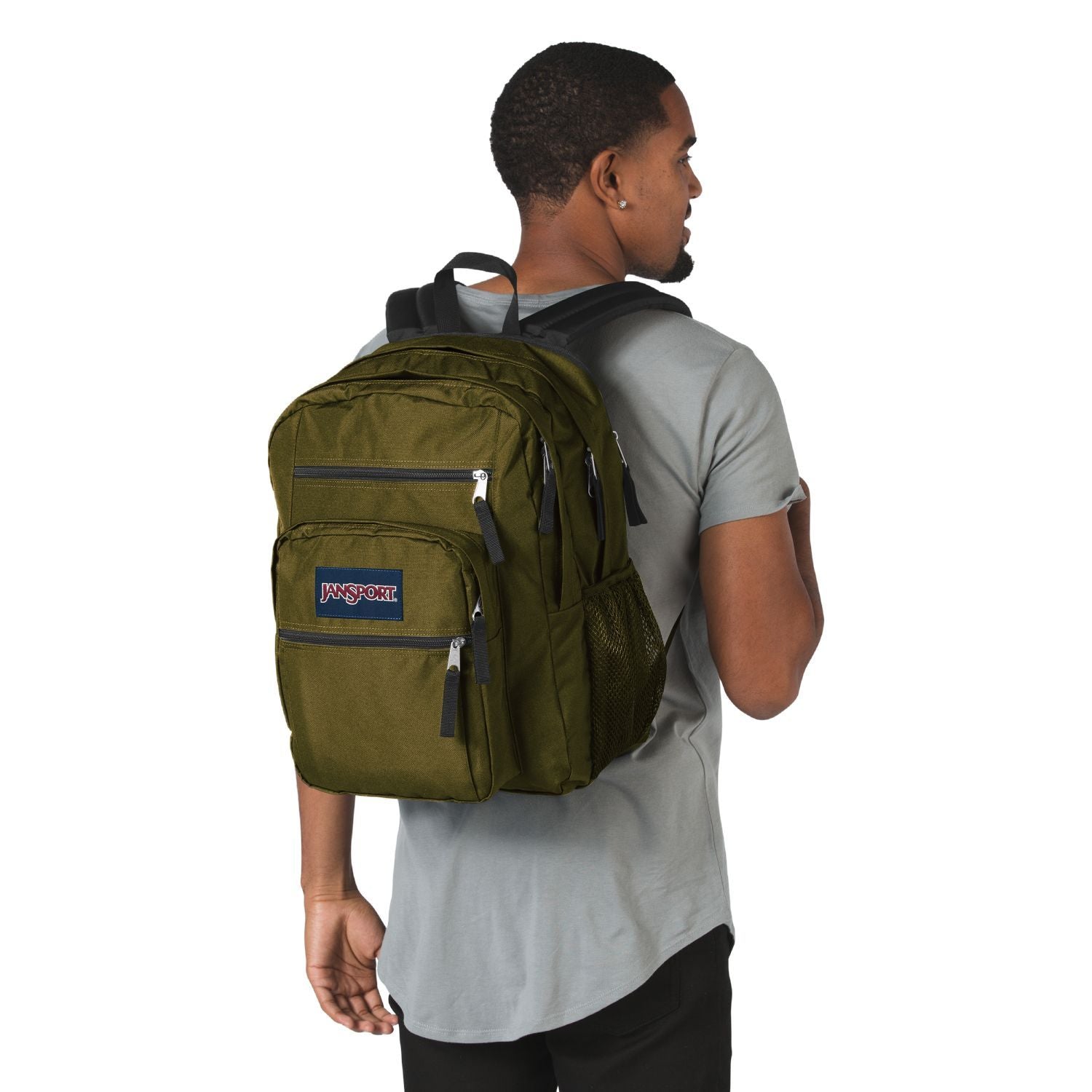 Jansport Big Student Backpack - Army Green