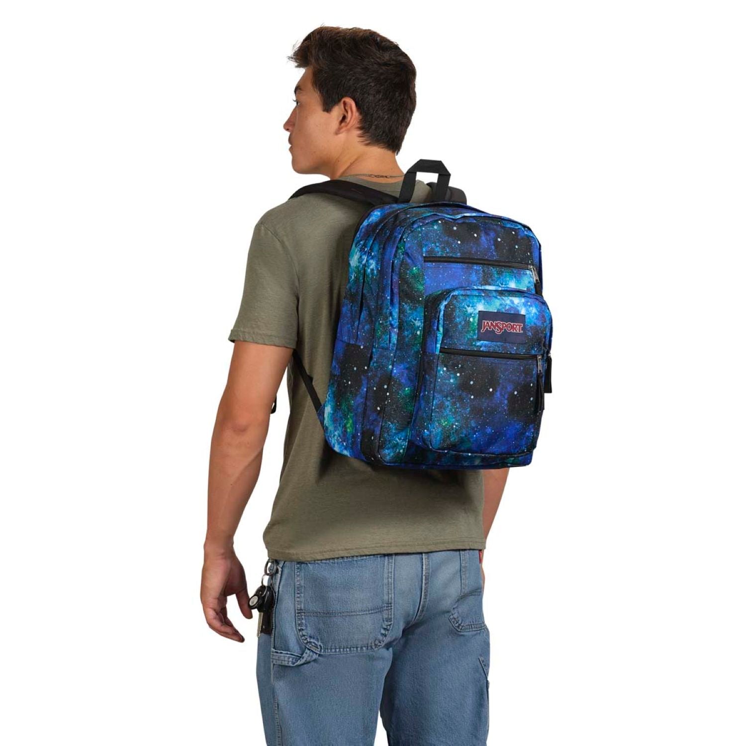 Jansport Big Student Backpack - Cyberspace Galaxy