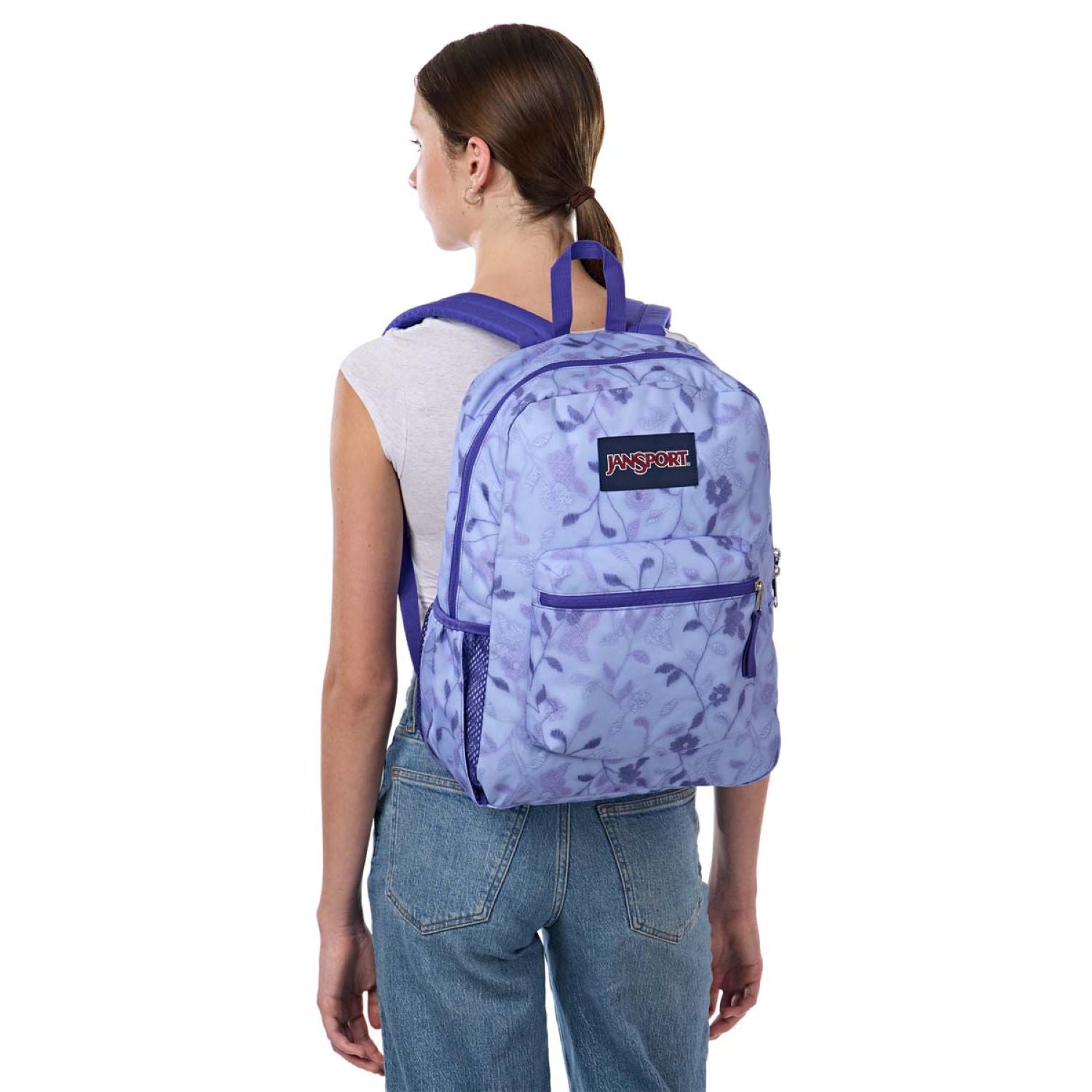 Jansport Cross Town Backpack - Lines & Vines
