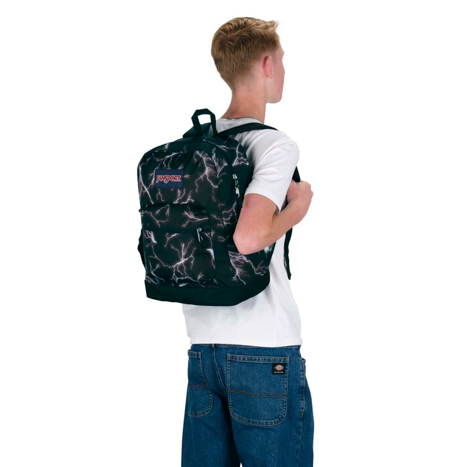 Jansport Cross Town Plus Backpack - Electric Bolts