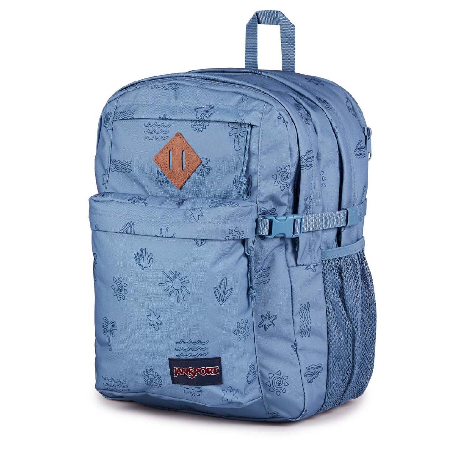 Jansport Main Campus Backpack - Sunny Sketches Blue