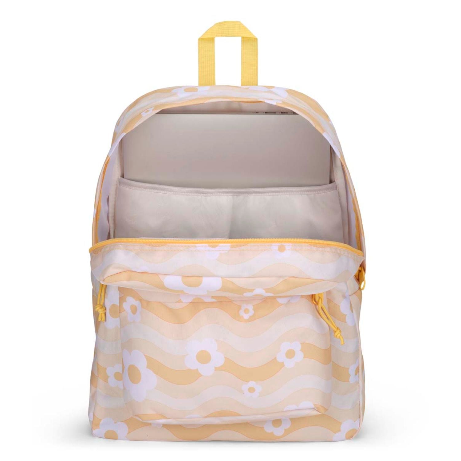 Jansport Superbreak Plus Backpack - Flower Power Yellow