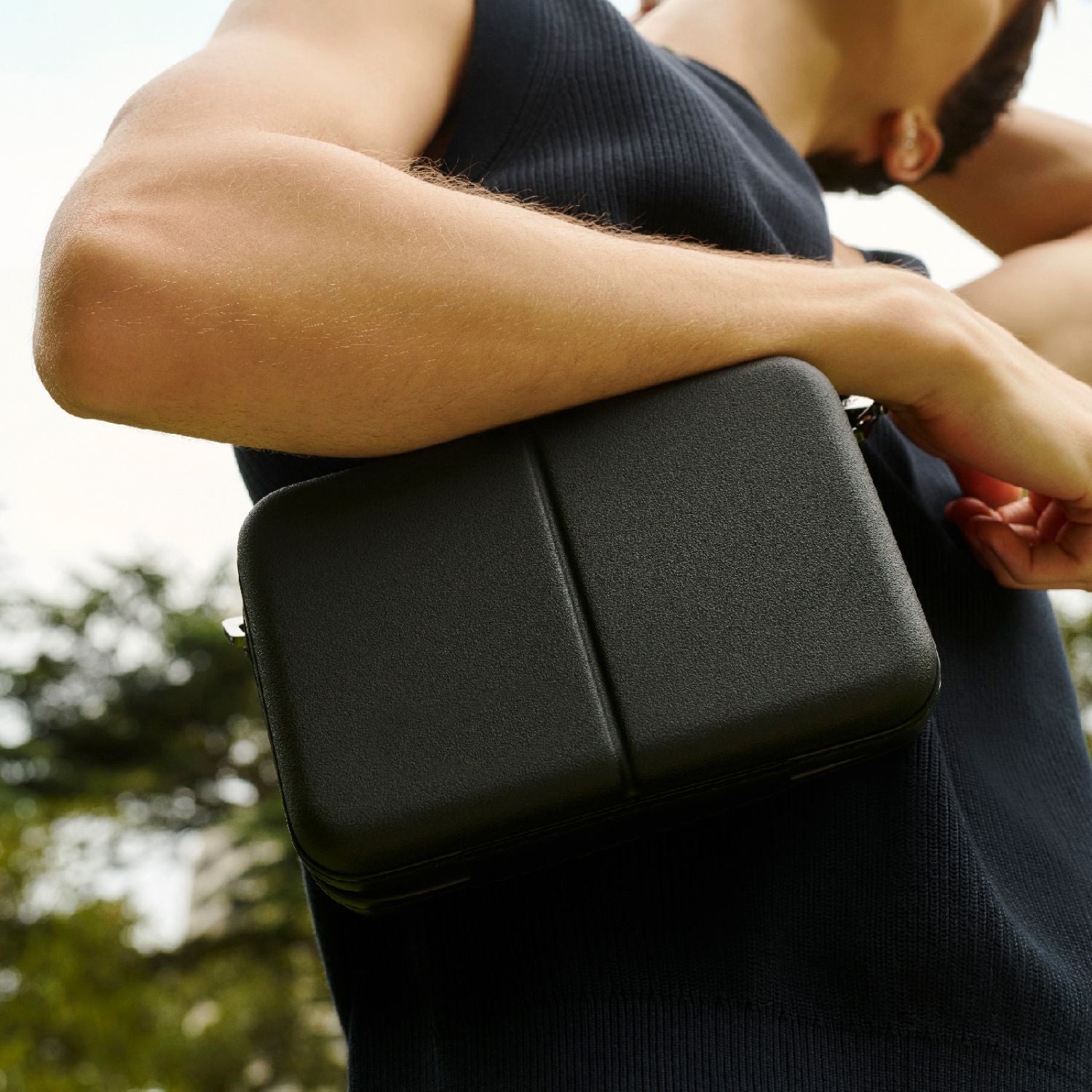 July Carry Me Mini Case With Detachable Strap 5" - Navy