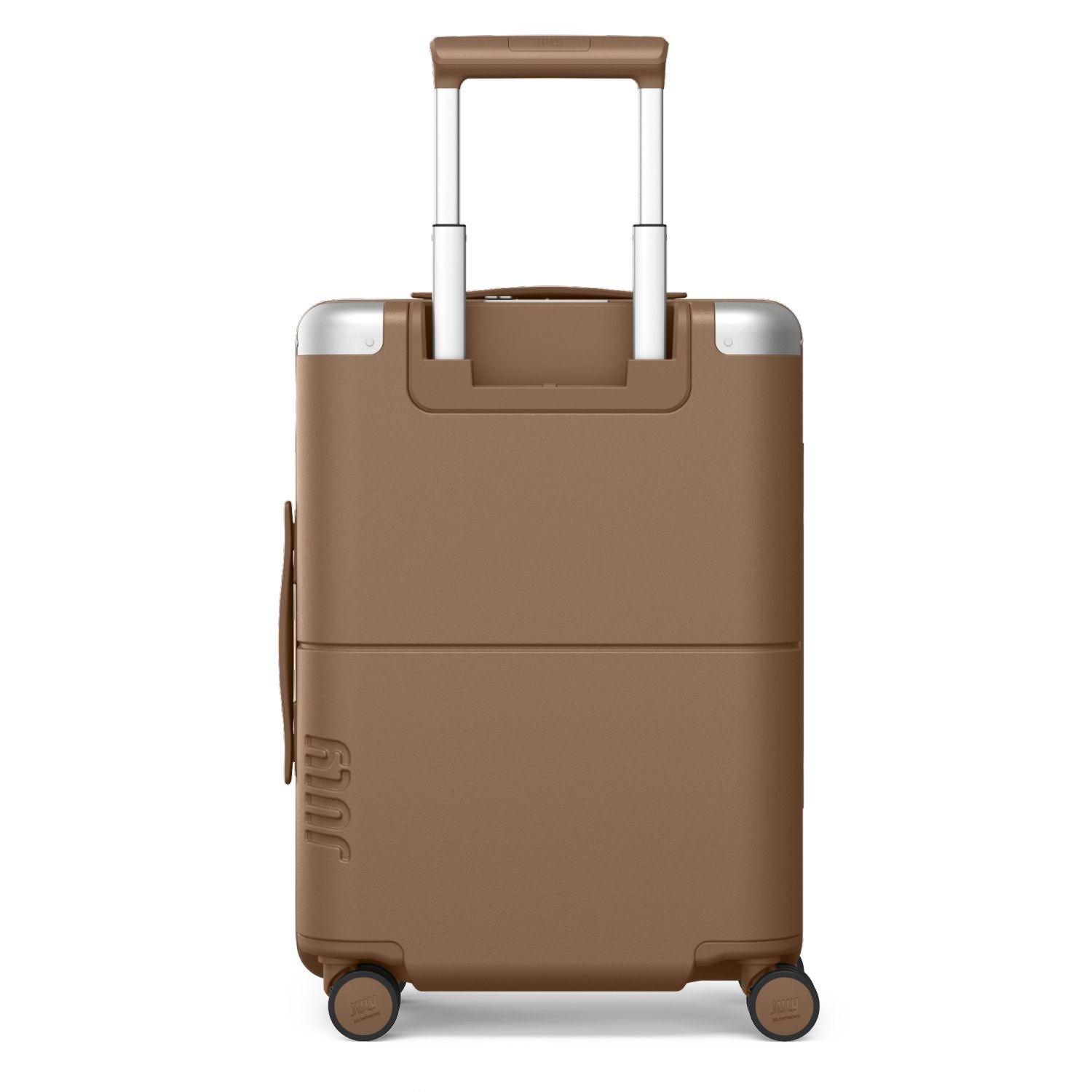July Carry On Original Polycarbonate 21" Luggage With Power Bank & USB/USB-C Cable - Toffee