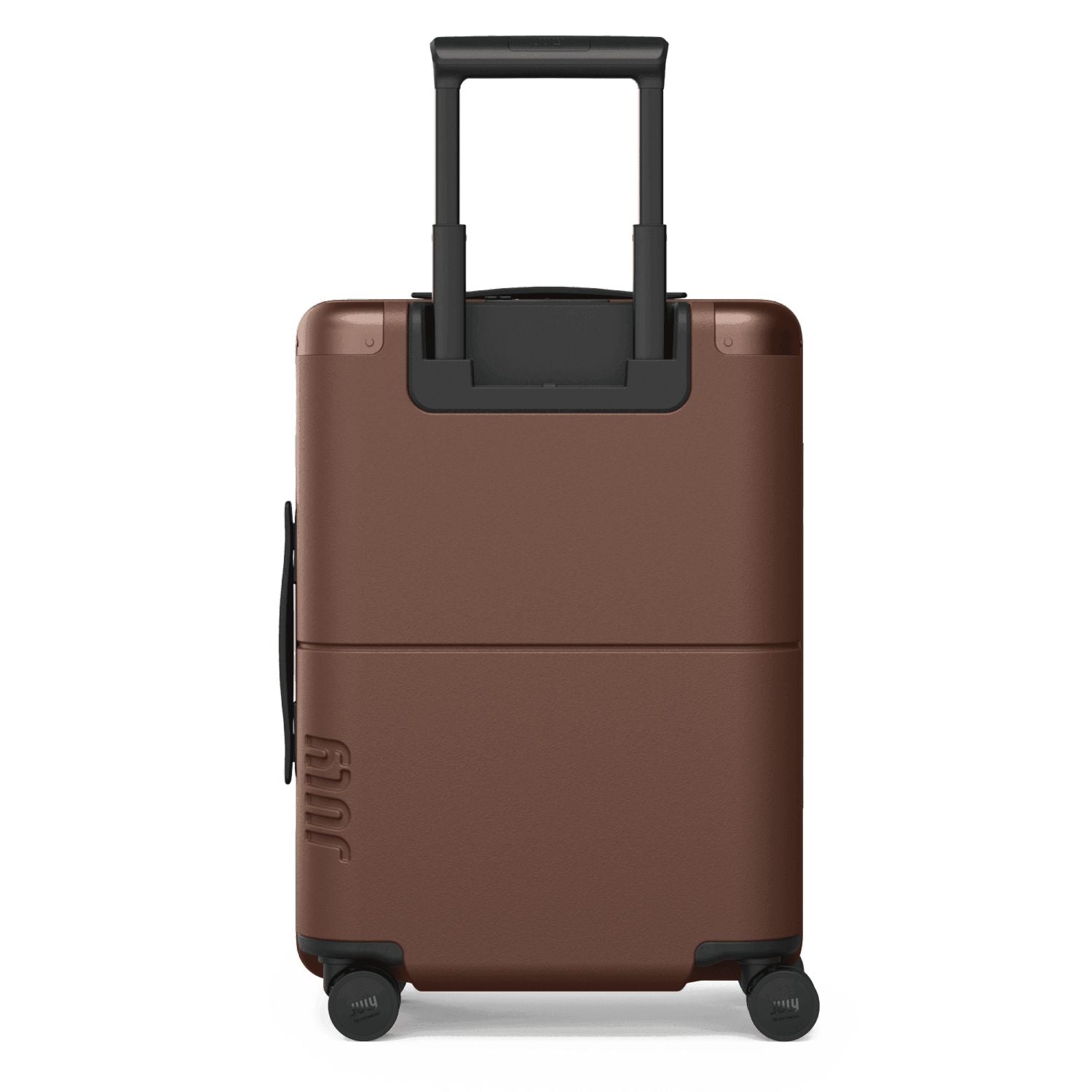 July Carry On Original Polycarbonate 21" Luggage With Power Bank & Usb/Usb-C Cable (Limited Edition) - Dark Brown
