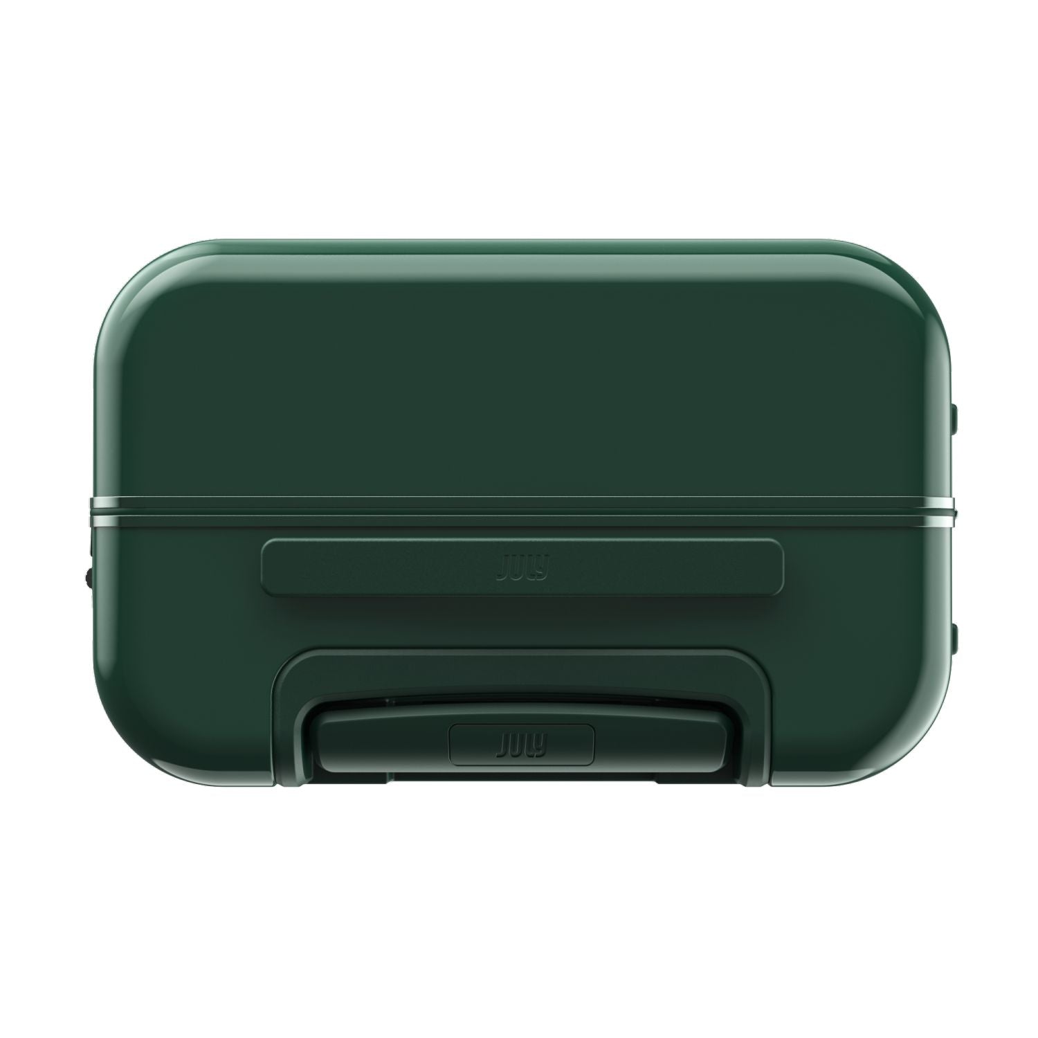 July Carry On Trunk Polycarbonate 21" Luggage With Fast Charge Usb-C Cable - Forest