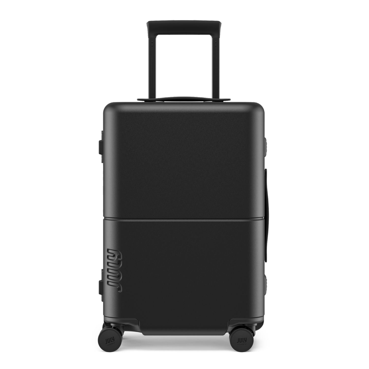July Carry On Trunk Polycarbonate 21" Luggage With Fast Charge Usb-C Cable - Matte Black