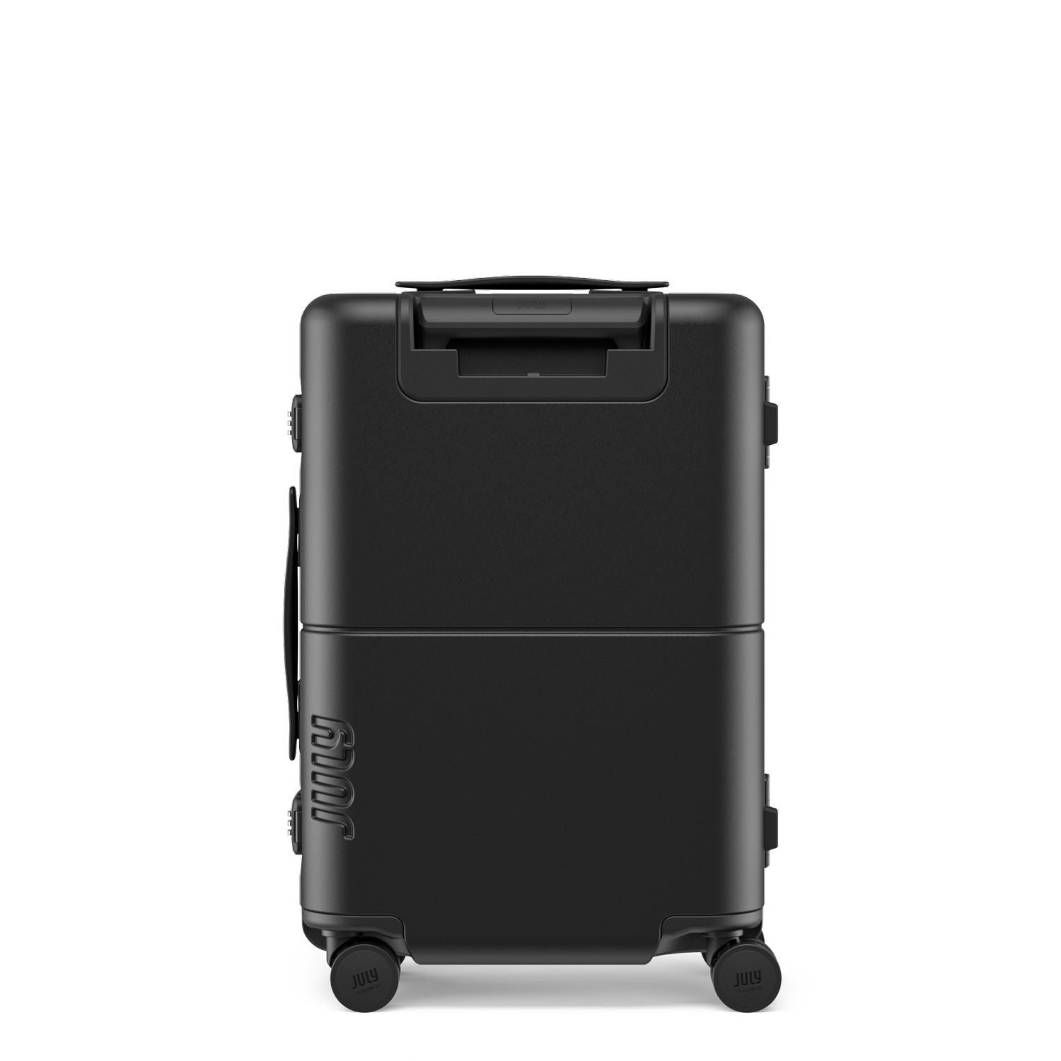July Carry On Trunk Polycarbonate 21" Luggage With Fast Charge Usb-C Cable - Matte Black
