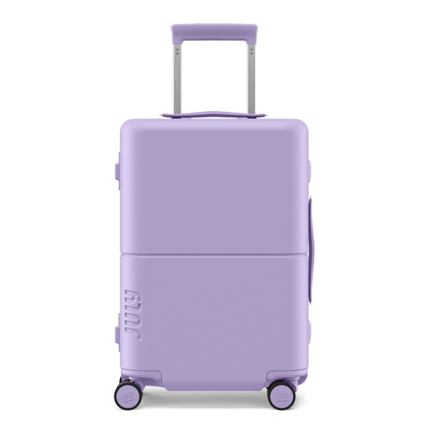 July Carry On Trunk Polycarbonate 21" Luggage With Fast Charge USB-C Cable - Lilac