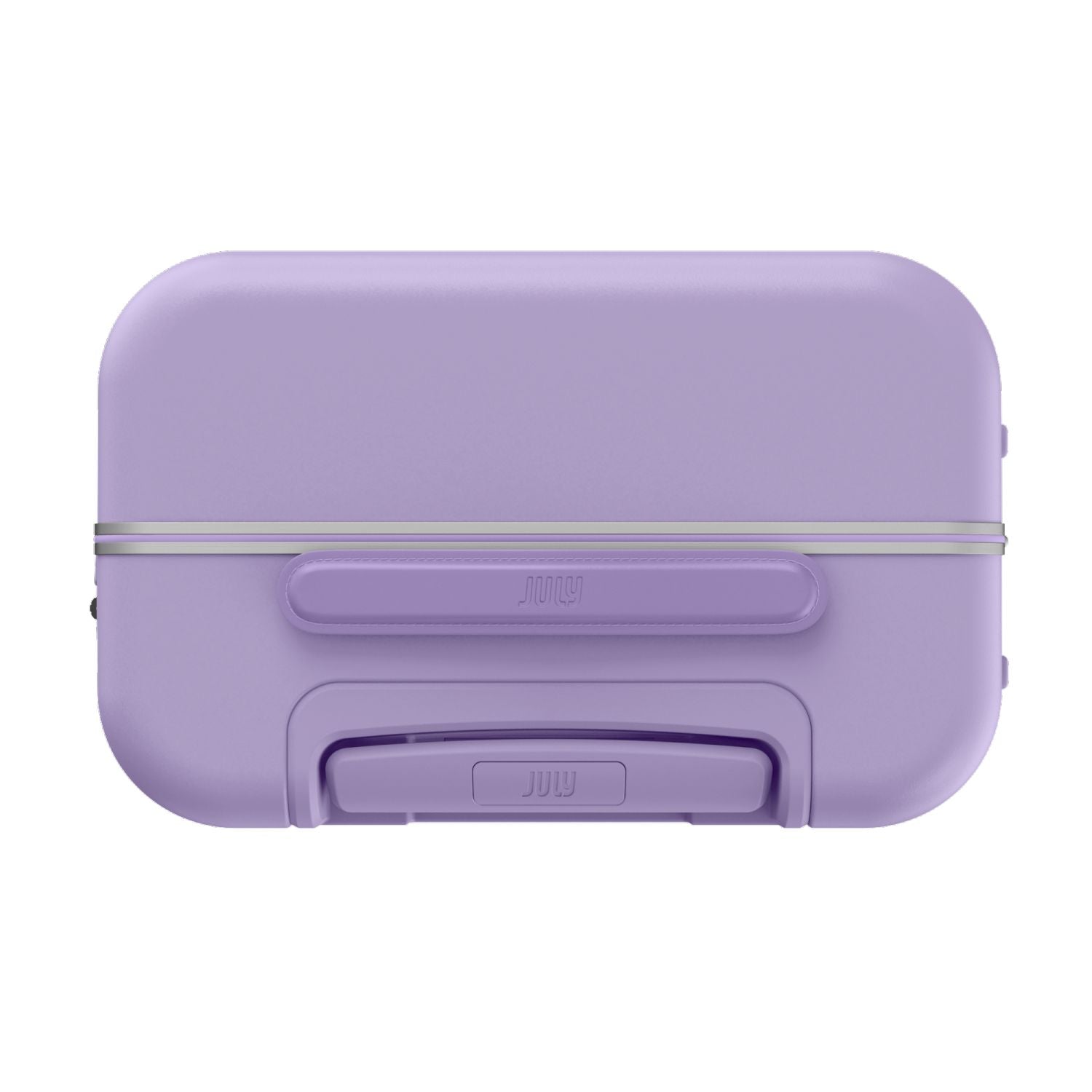 July Carry On Trunk Polycarbonate 21" Luggage With Fast Charge USB-C Cable - Lilac