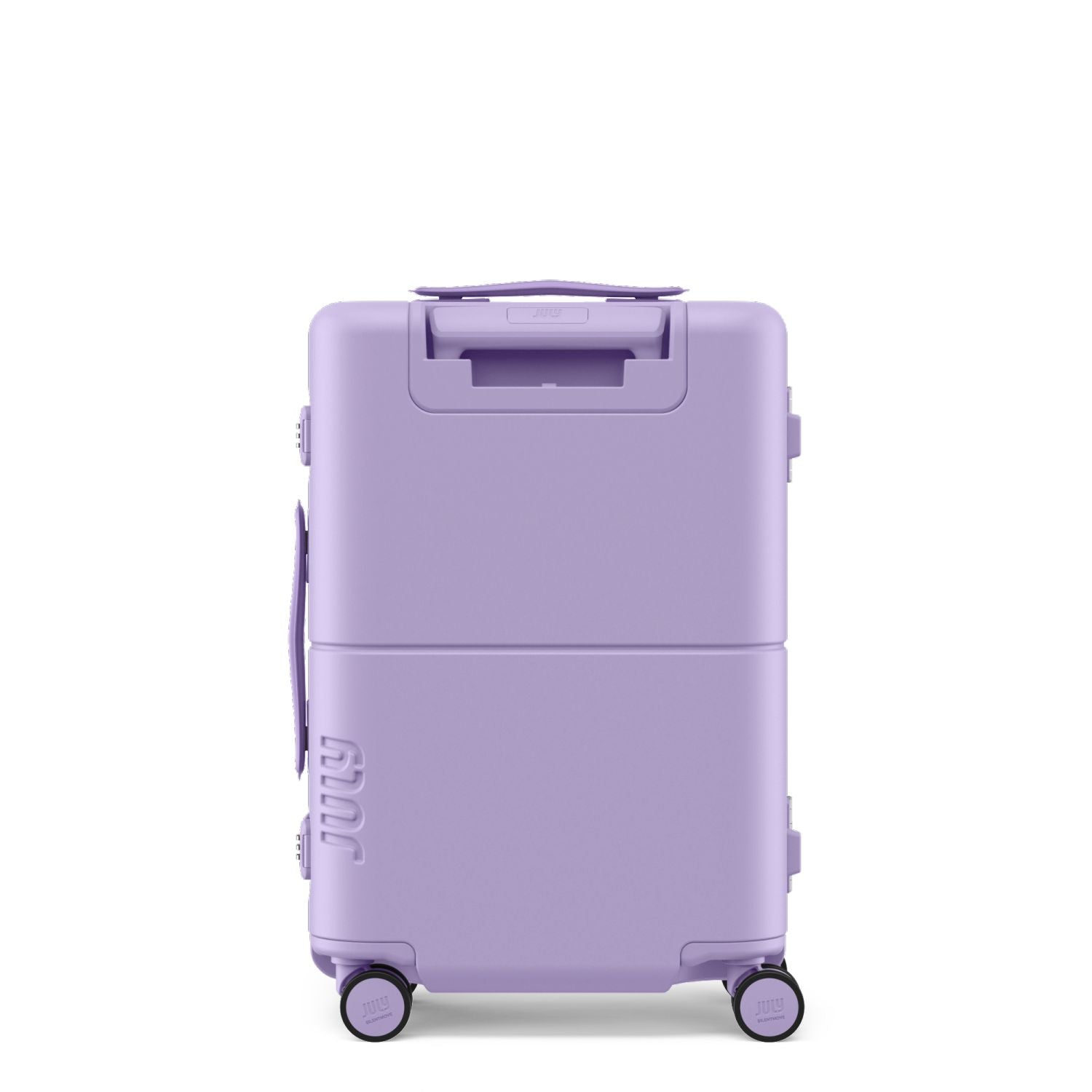 July Carry On Trunk Polycarbonate 21" Luggage With Fast Charge USB-C Cable - Lilac