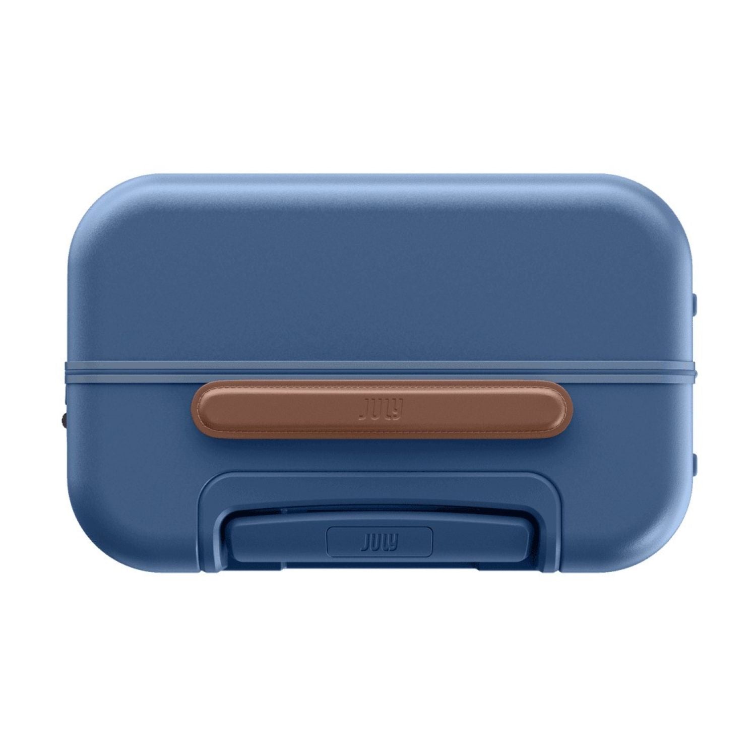 July Carry On Trunk Polycarbonate 21" Luggage With Fast Charge Usb-C Cable - French Blue