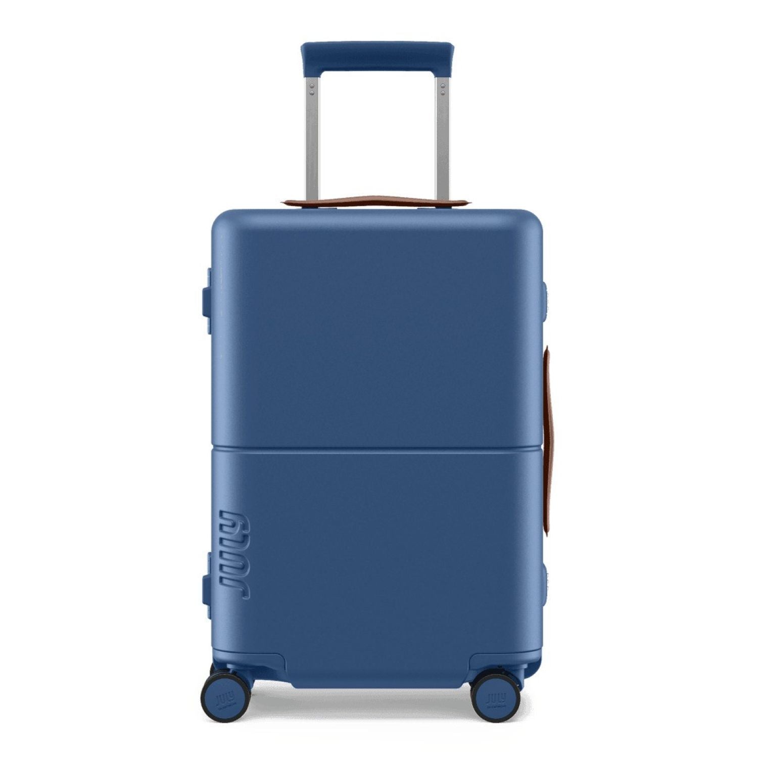 July Carry On Trunk Polycarbonate 21" Luggage With Fast Charge Usb-C Cable - French Blue