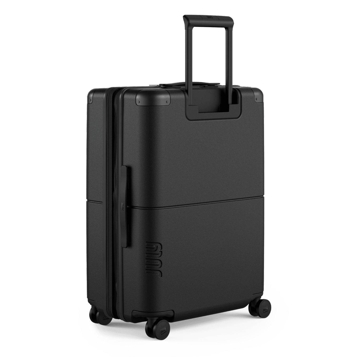 July Checked Expandable Polycarbonate 26" Luggage - Charcoal
