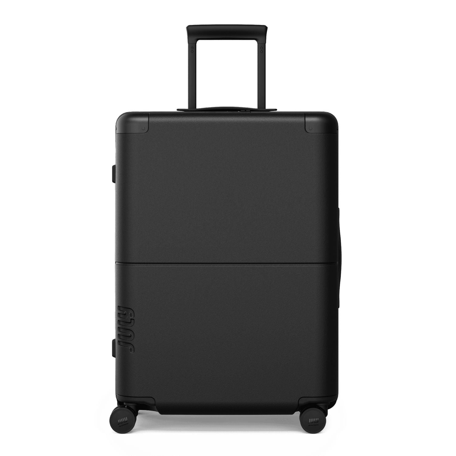 July Checked Expandable Polycarbonate 26" Luggage - Charcoal