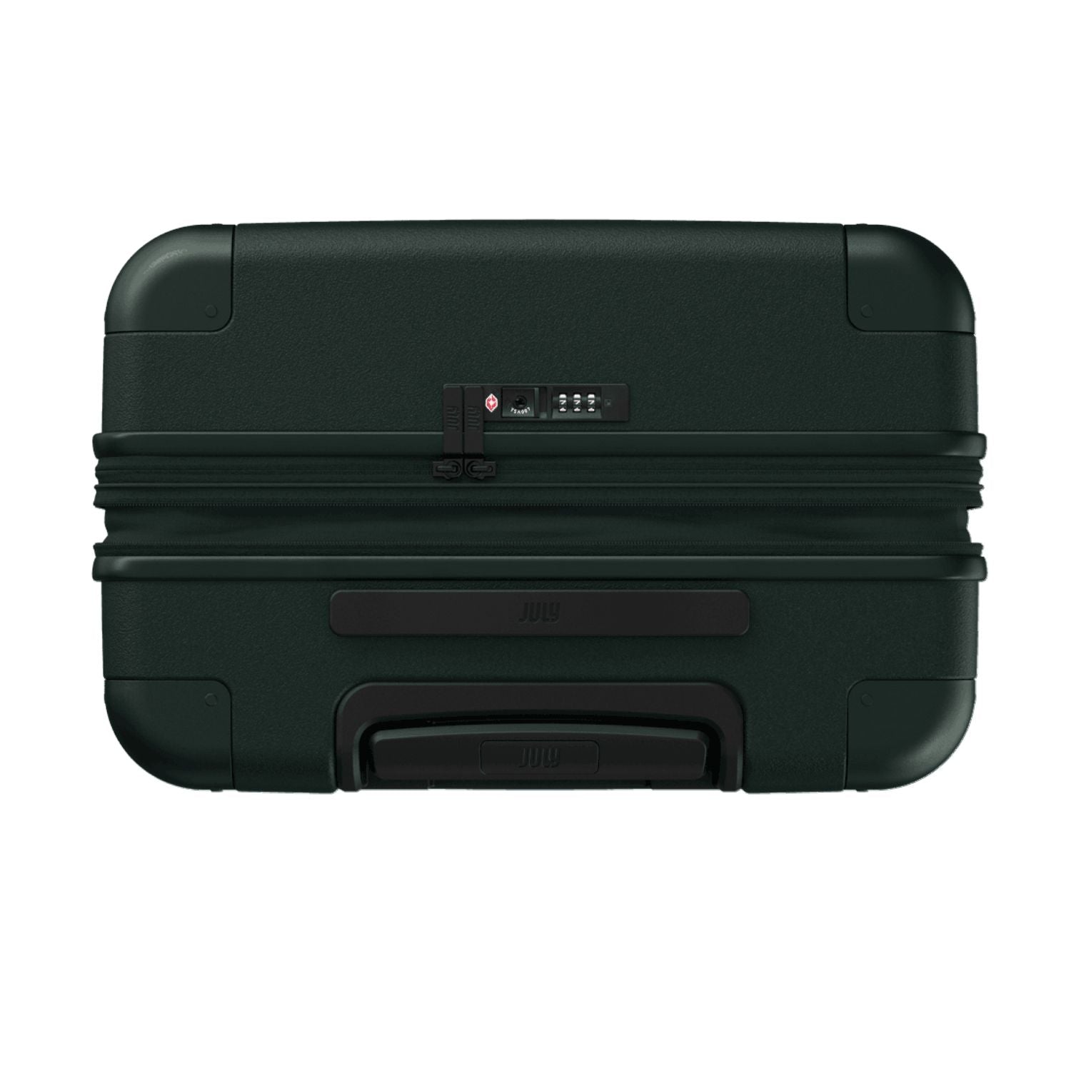 July Checked Expandable Polycarbonate 26" Luggage - Forest