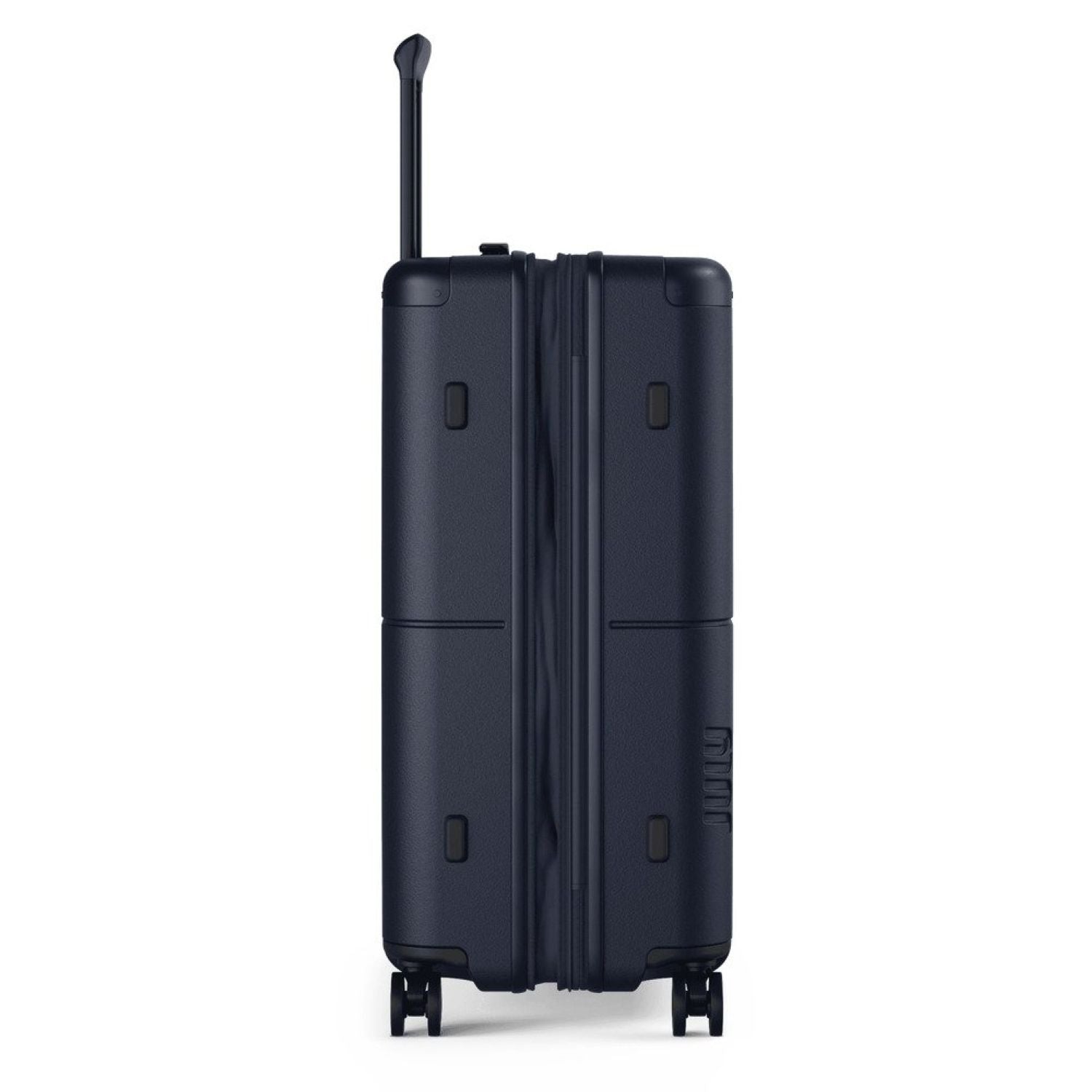 July Checked Expandable Polycarbonate 26" Luggage - Navy