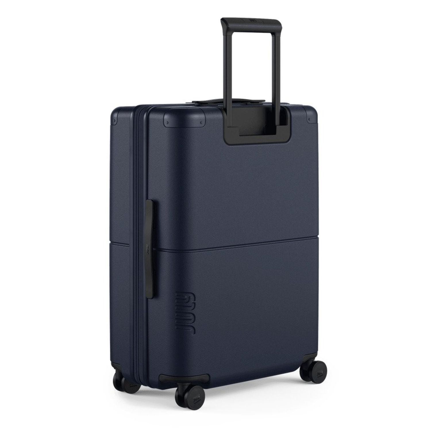 July Checked Expandable Polycarbonate 26" Luggage - Navy