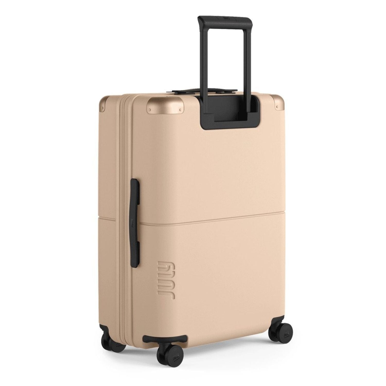 July Checked Expandable Polycarbonate 26" Luggage - Sand