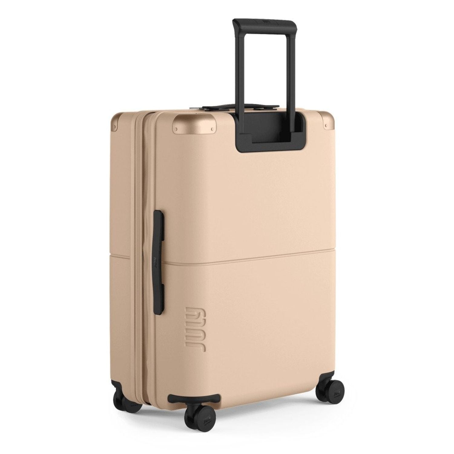 July Checked Expandable Polycarbonate 26" Luggage - Sand
