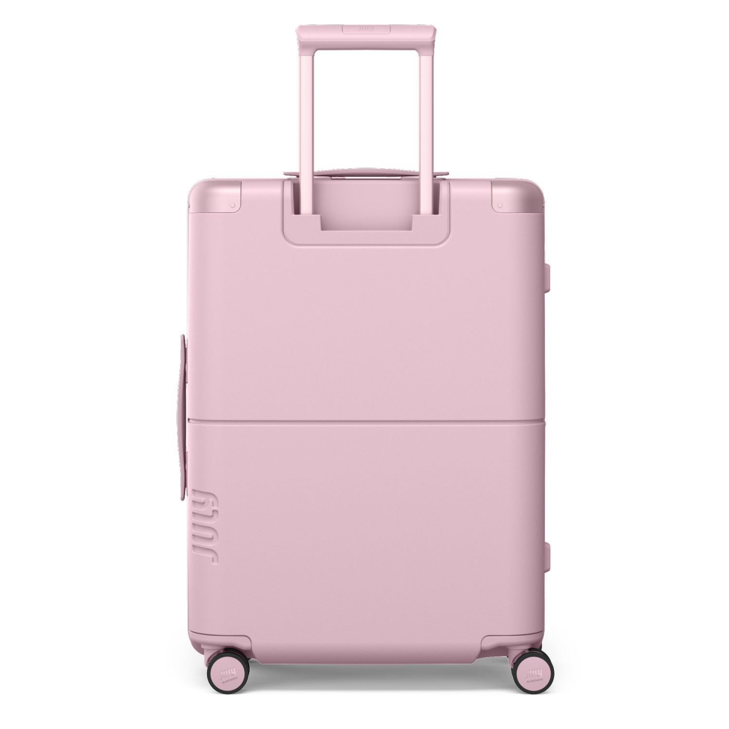 July Checked Expandable Polycarbonate 26" Luggage - Blush Pink