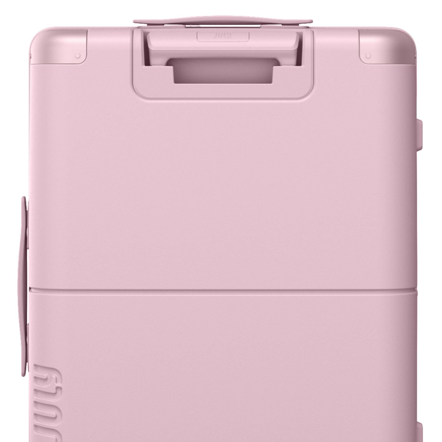July Checked Expandable Polycarbonate 26" Luggage - Blush Pink