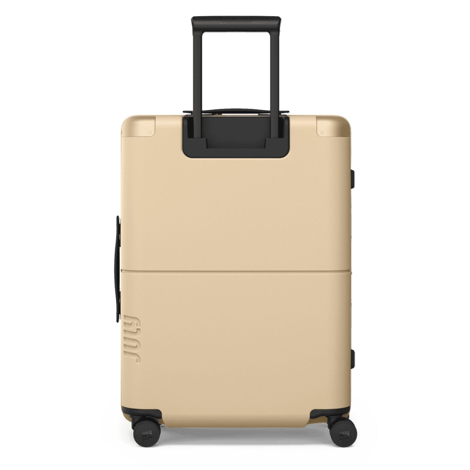 July Checked Expandable Polycarbonate 26" Luggage - Light Taupe