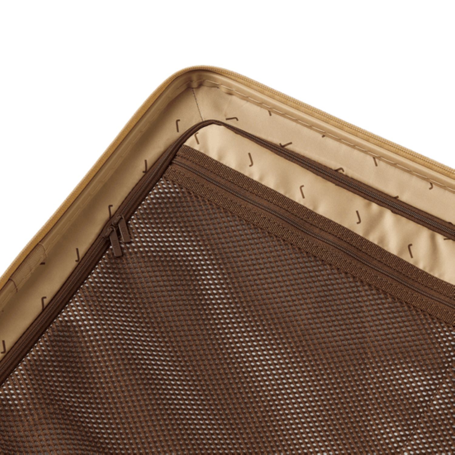 July Checked Expandable Polycarbonate 26" Luggage - Light Taupe