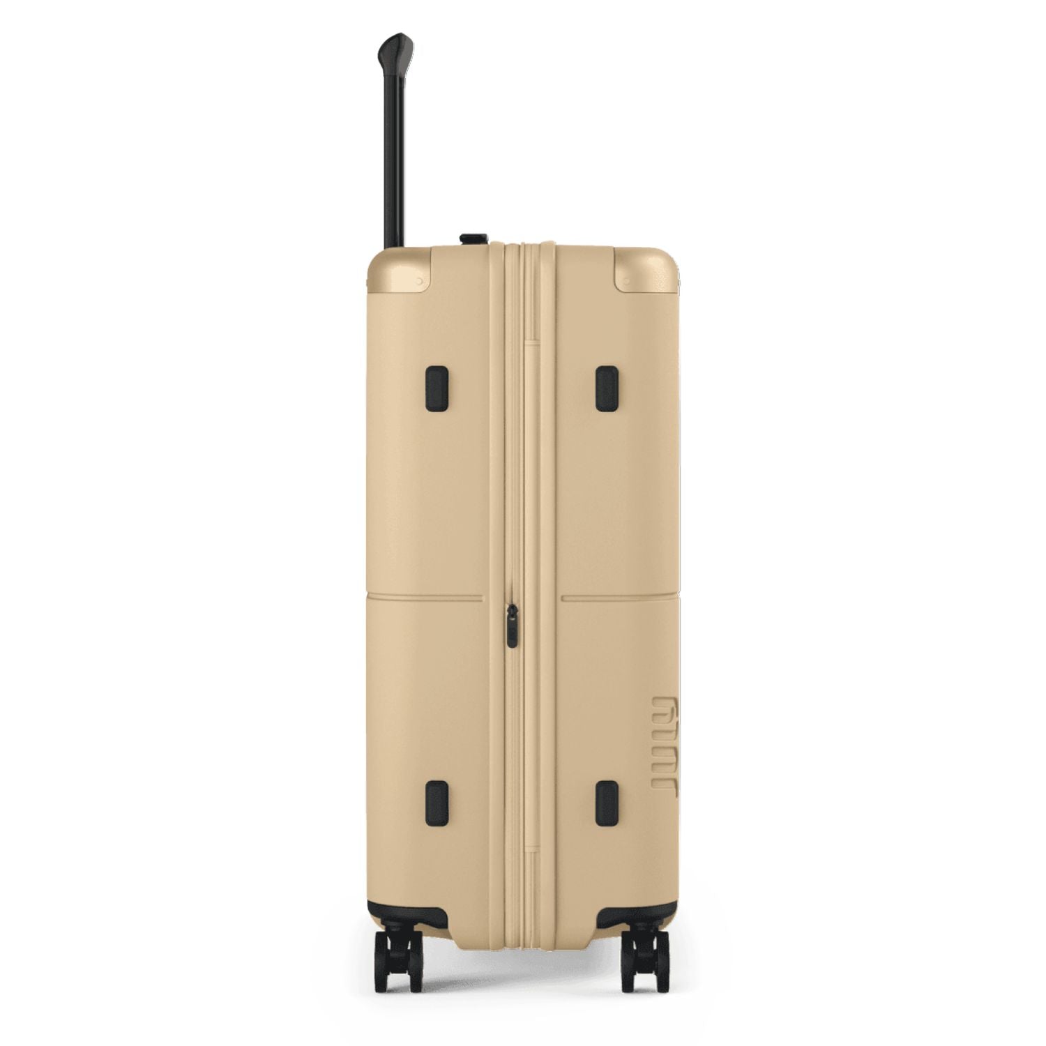 July Checked Expandable Polycarbonate 26" Luggage - Light Taupe