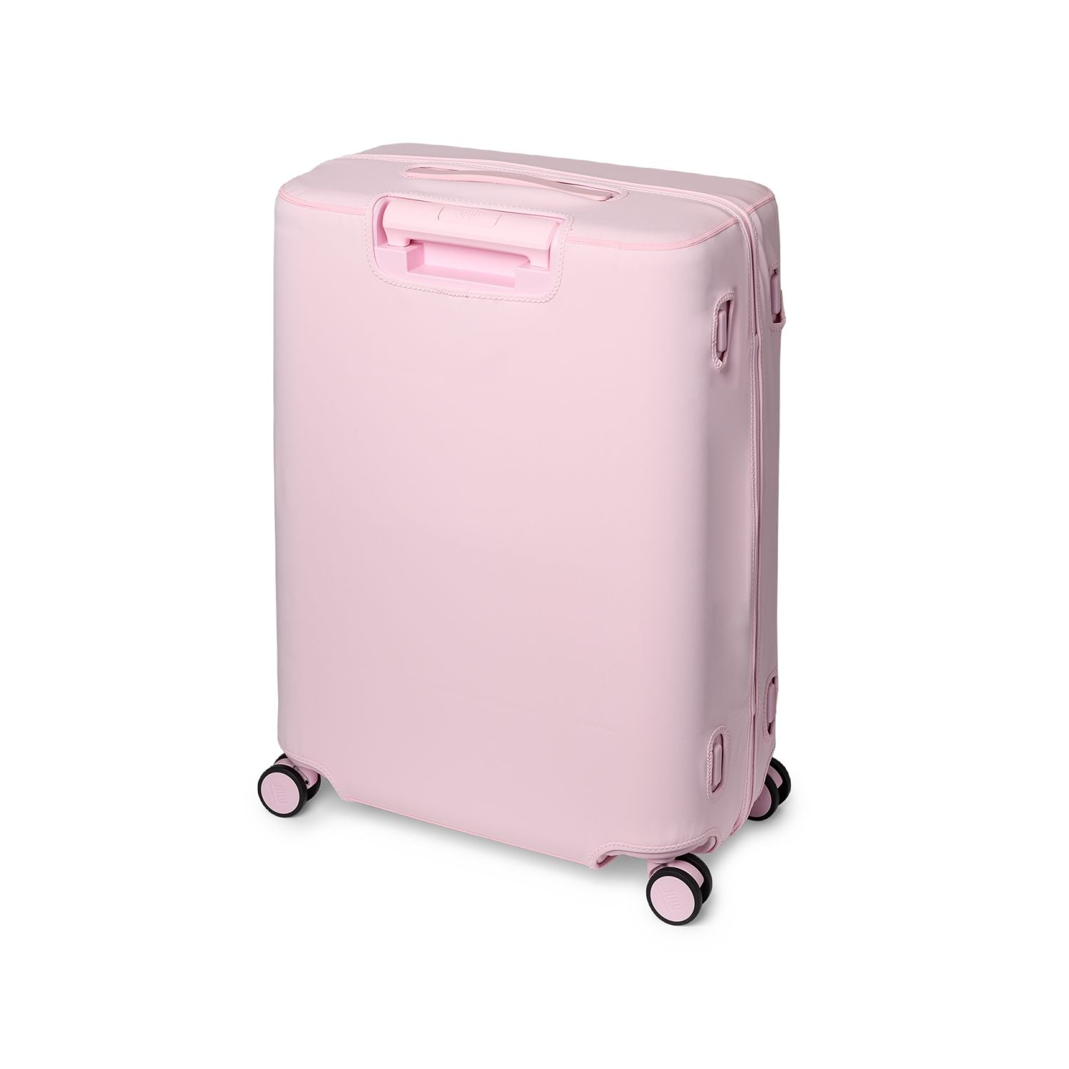 July Checked Luggage Cover - Blush Pink