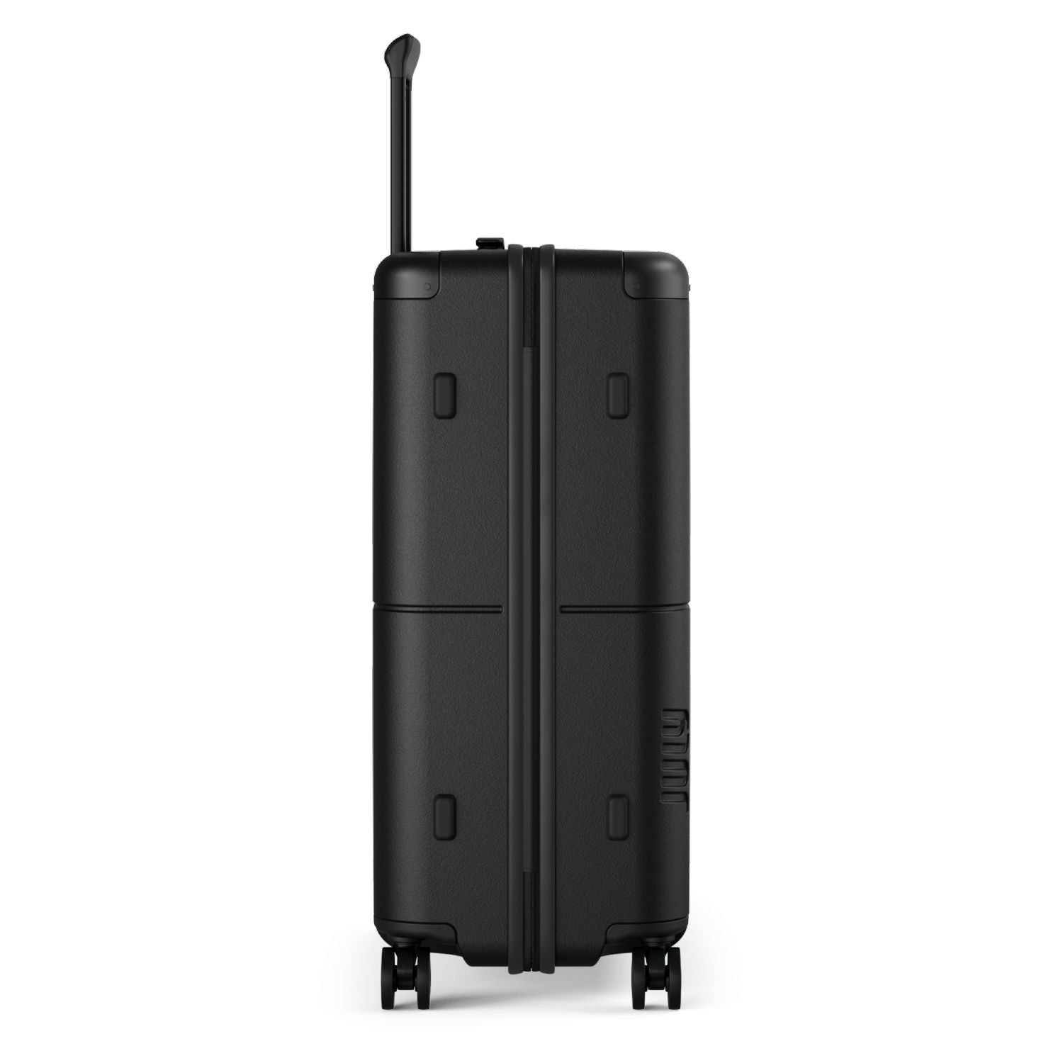 July Checked Polycarbonate 26" Luggage - Black
