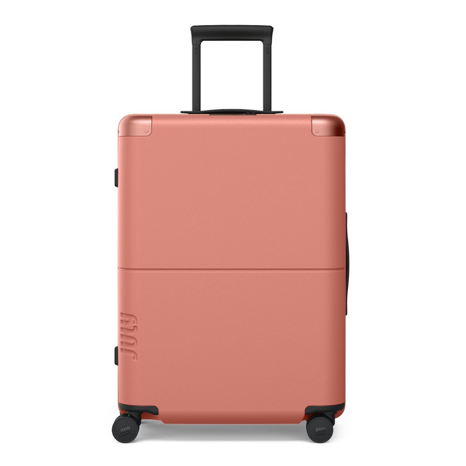 July Checked Polycarbonate 26" Luggage - Clay