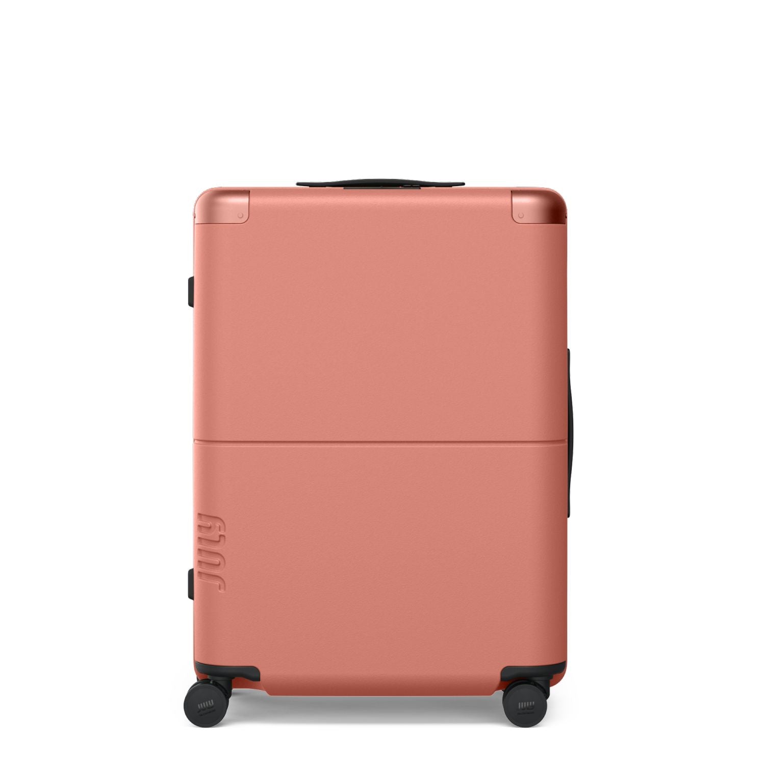 July Checked Polycarbonate 26" Luggage - Clay
