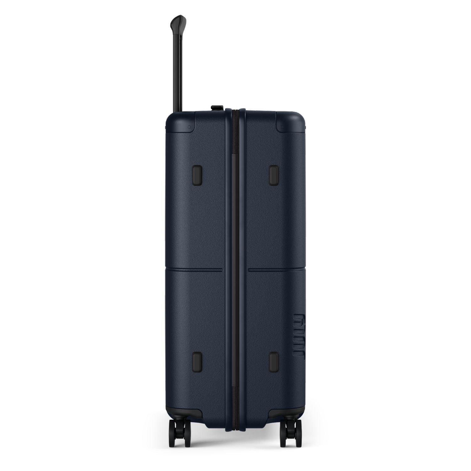 July Checked Polycarbonate 26" Luggage - Navy