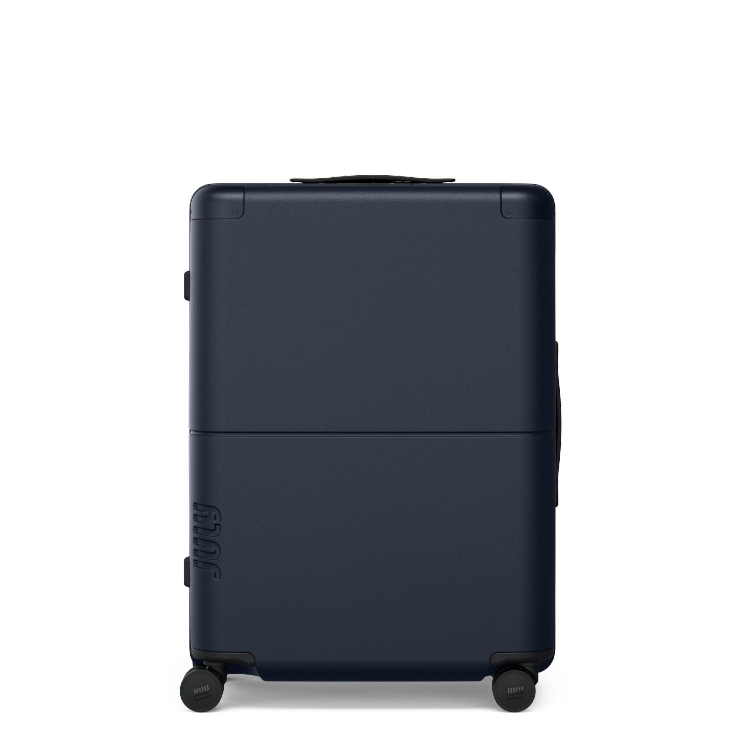 July Checked Polycarbonate 26" Luggage - Navy