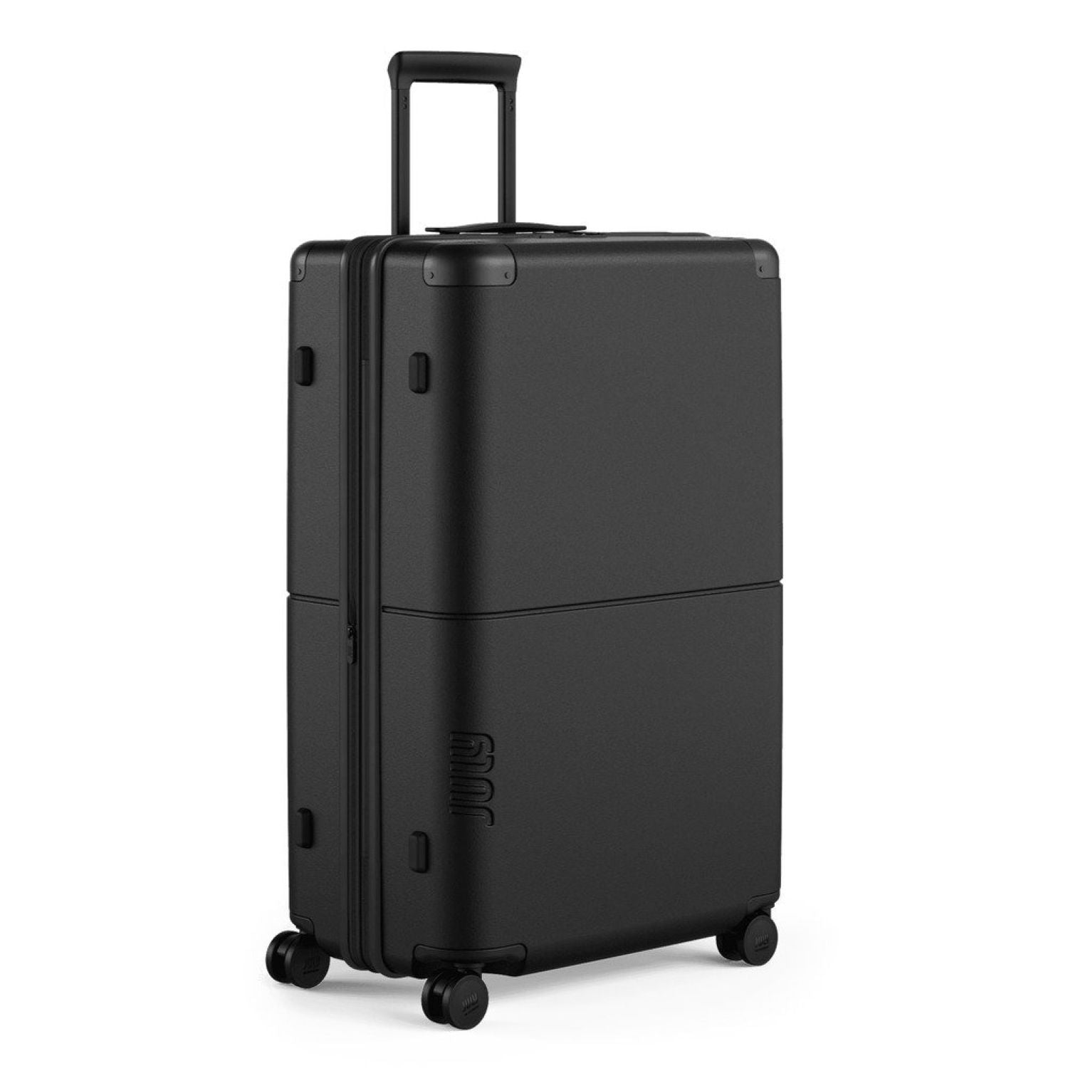 July Checked Plus Expandable Polycarbonate 28" Luggage - Charcoal