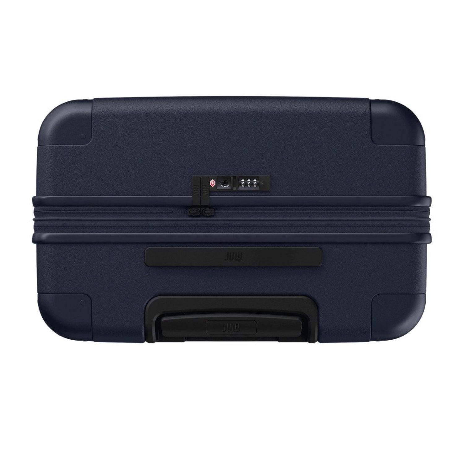 July Checked Plus Expandable Polycarbonate 28" Luggage - Navy