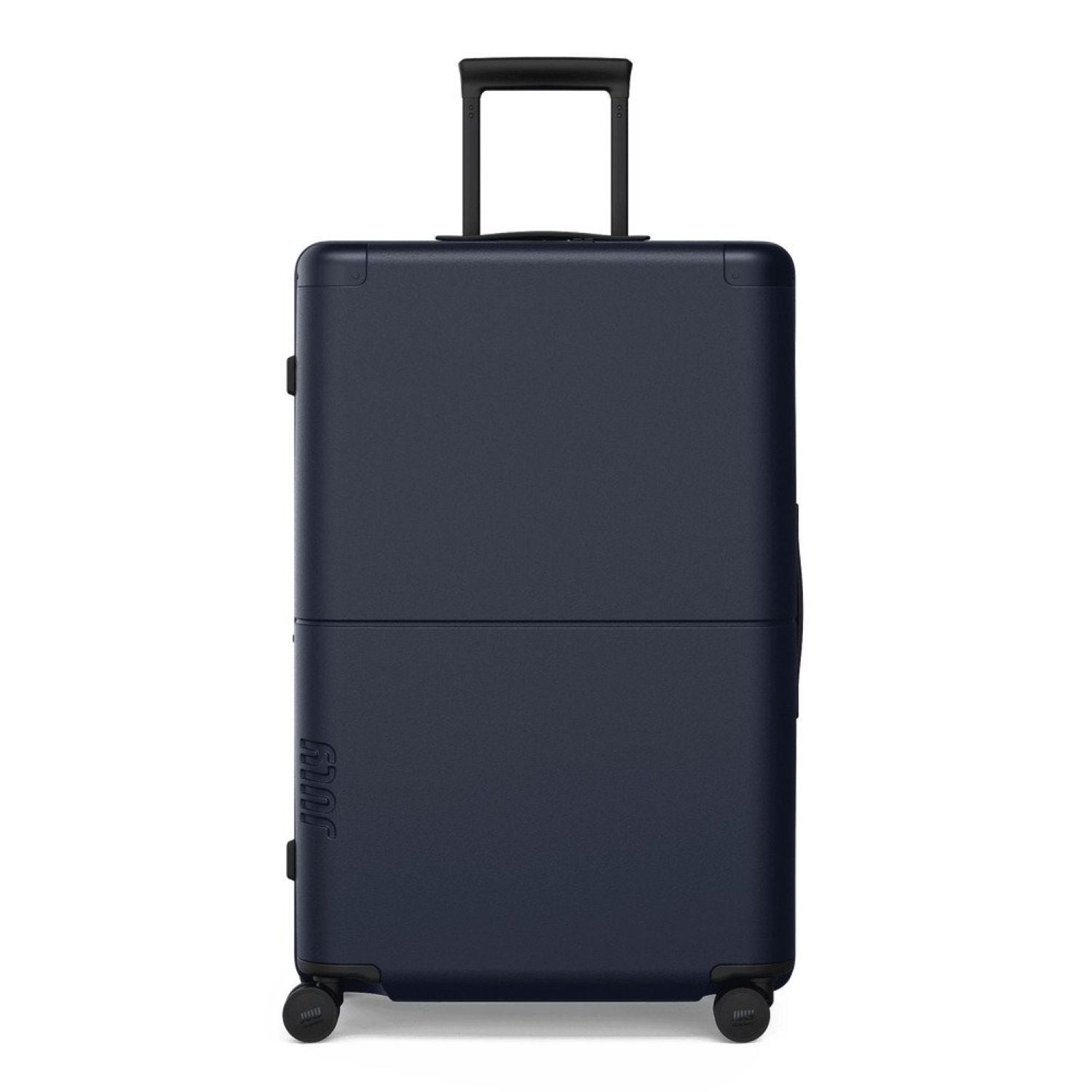 July Checked Plus Expandable Polycarbonate 28" Luggage - Navy