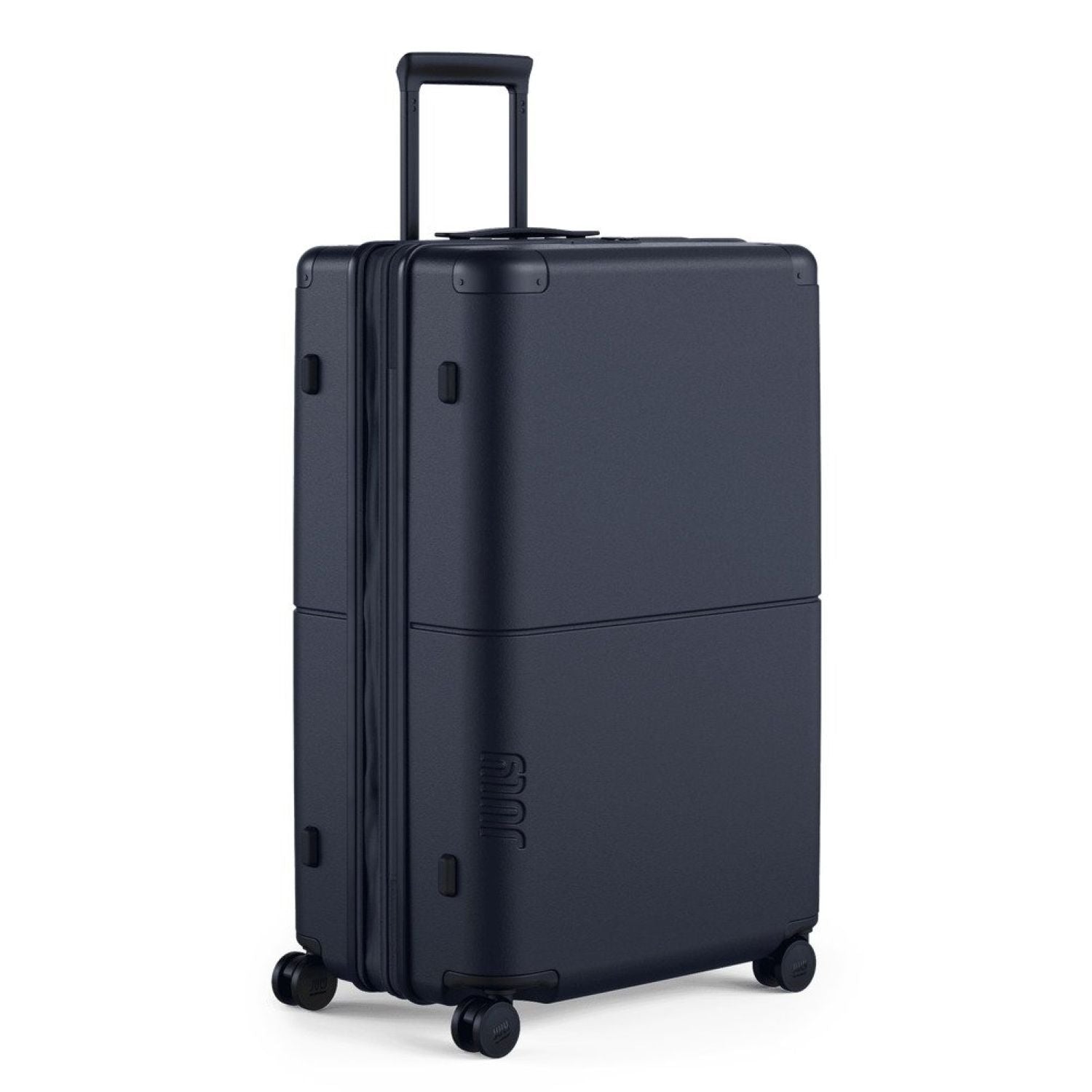July Checked Plus Expandable Polycarbonate 28" Luggage - Navy
