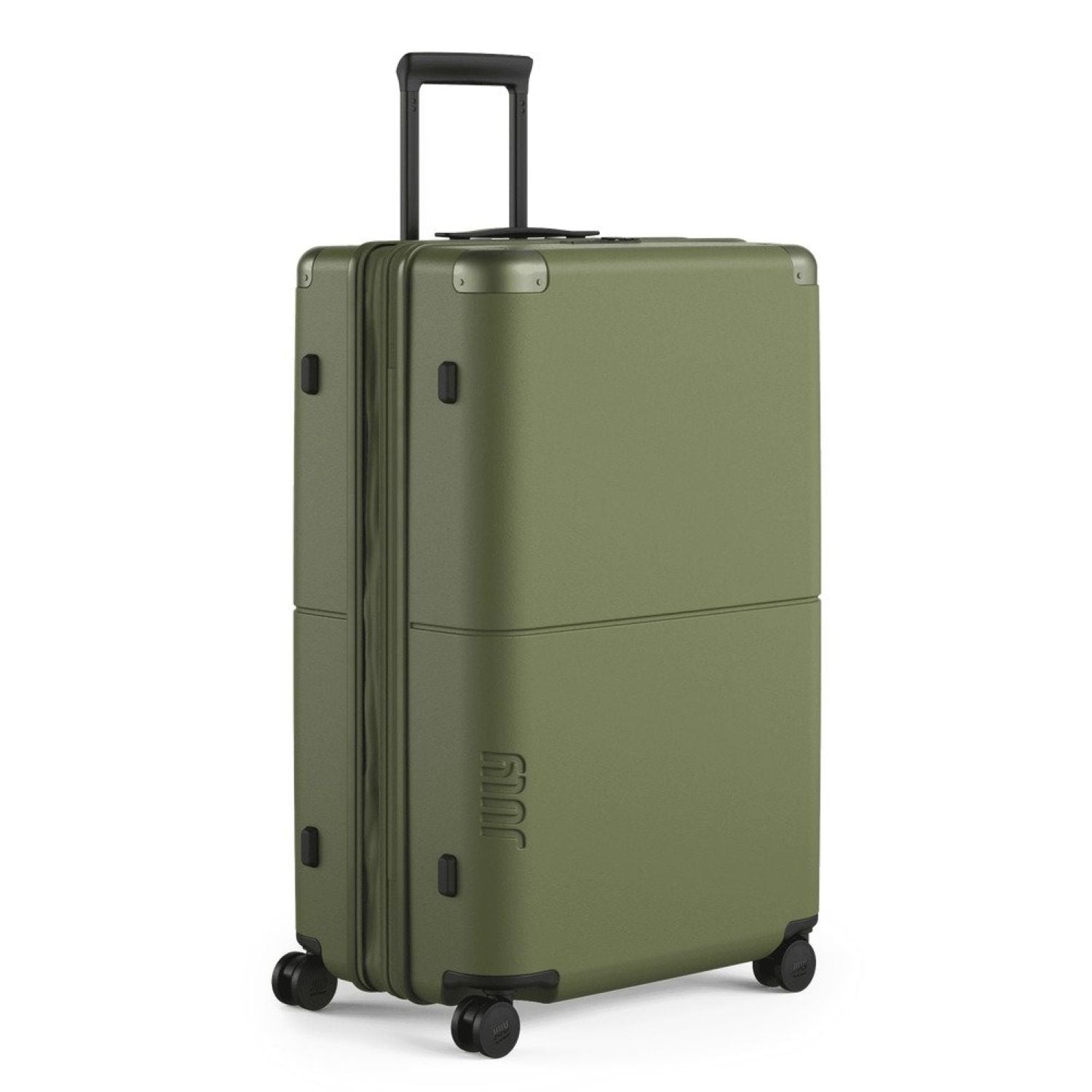 July Checked Plus Expandable Polycarbonate 28" Luggage - Olive