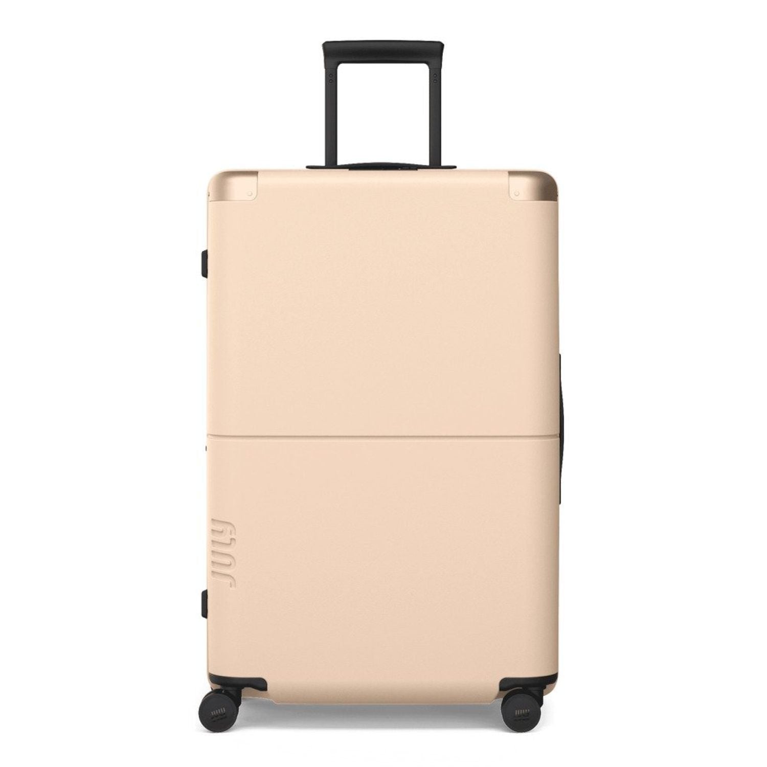 July Checked Plus Expandable Polycarbonate 28" Luggage - Sand
