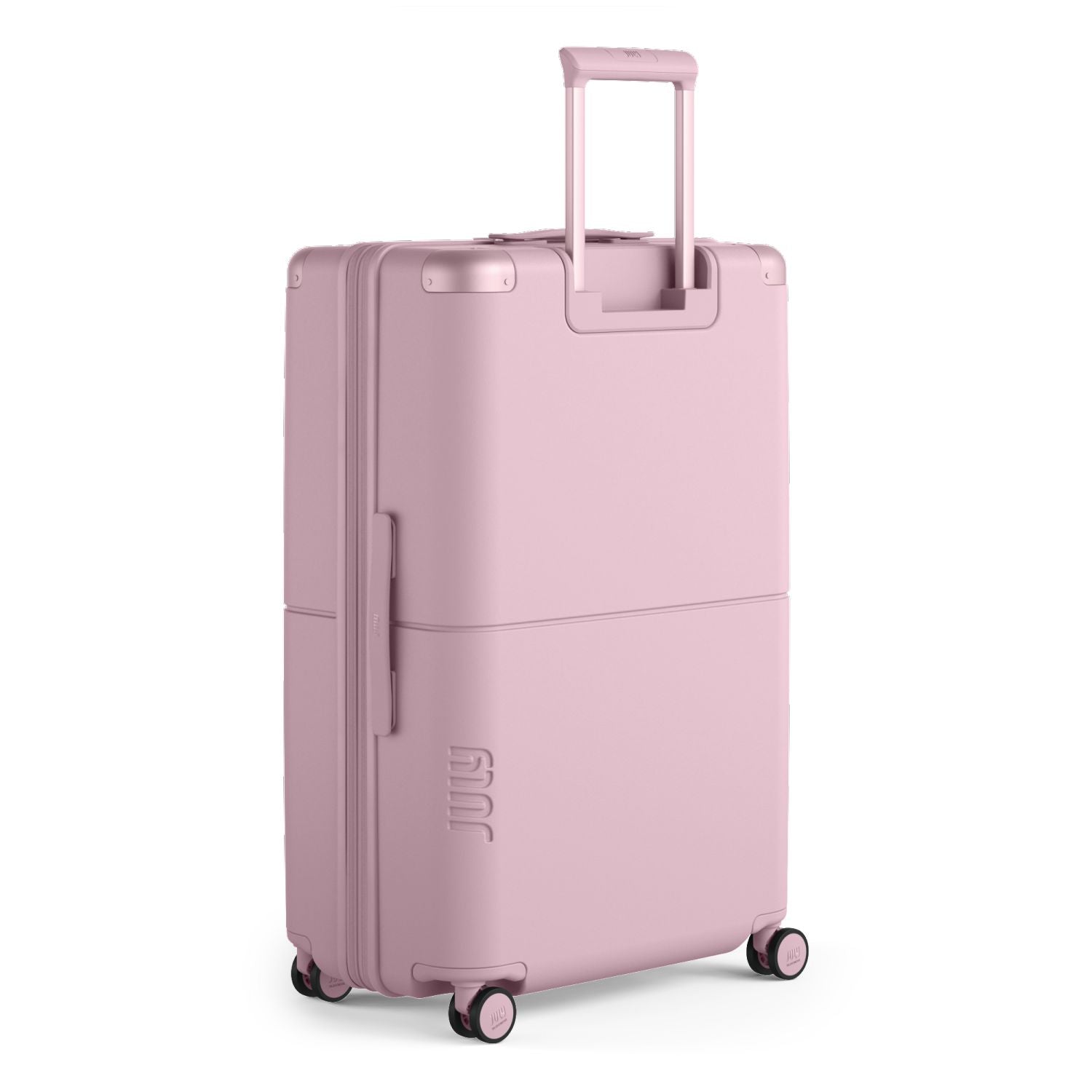 July Checked Plus Expandable Polycarbonate 28" Luggage - Blush Pink