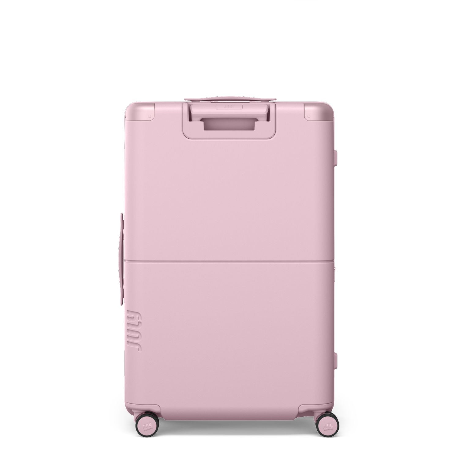 July Checked Plus Expandable Polycarbonate 28" Luggage - Blush Pink