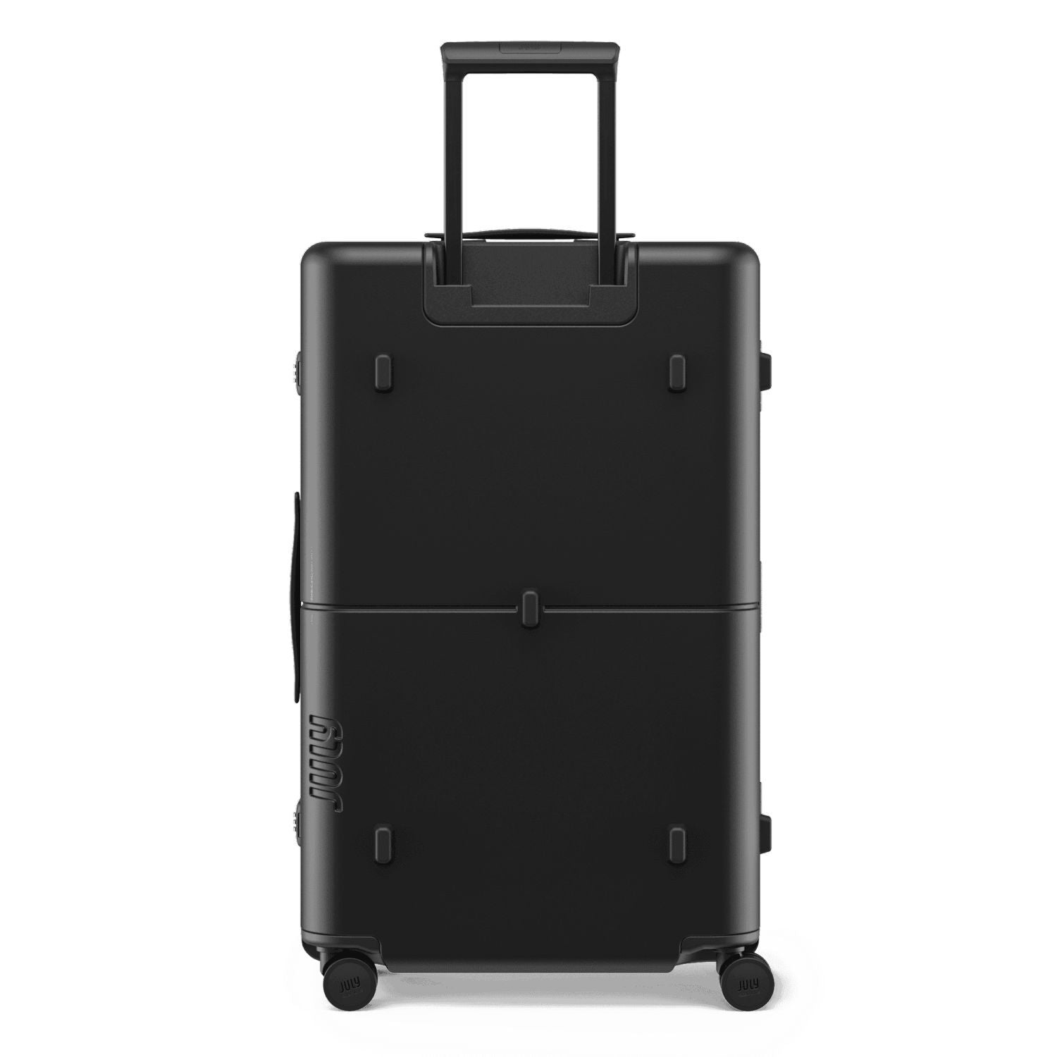 July Checked Plus Trunk Polycarbonate Frame 30" Luggage - Matte Black