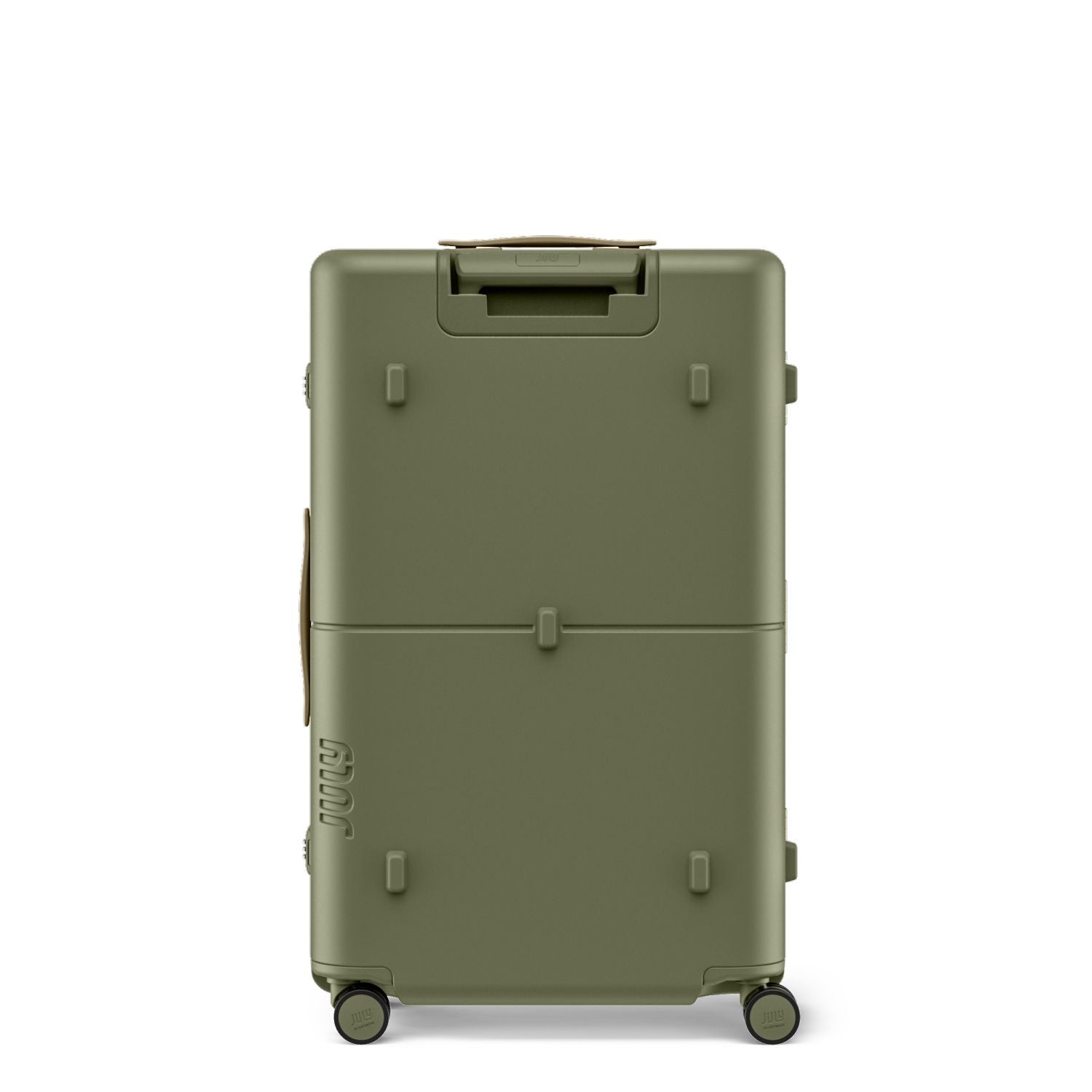 July Checked Plus Trunk Polycarbonate Frame 30" Luggage - Moss